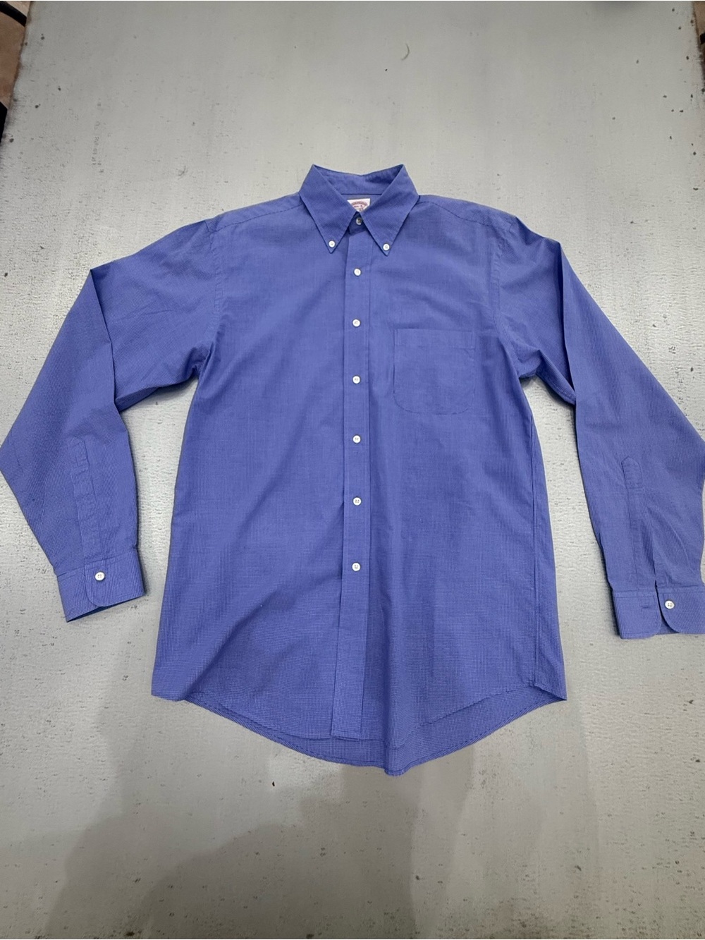 Brooks Brothers Blue-Purple Button-Down Dress Shirt